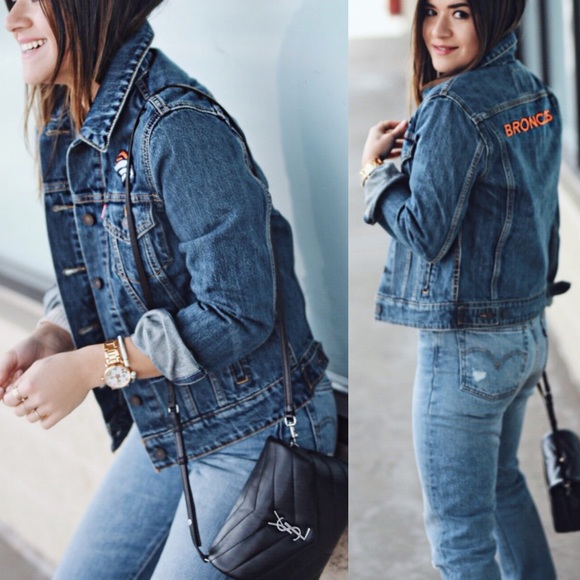 Levi's Jackets & Blazers - Levi's Denver Broncos Embroidered Denim Jacket